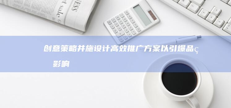 创意 策略并施：设计高效推广方案以引爆品牌影响力